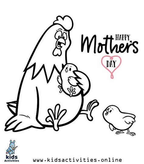 printable mothers day cards  color  kids activities mothers day