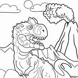 Allosaurus Jurassic Tyrannosaurus Rex sketch template