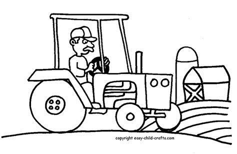 coloring pages  tractors coloring home