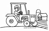 Coloring Pages Tractors Color Printable Kids Print Ages Develop Recognition Creativity Skills Focus Motor Way Fun sketch template