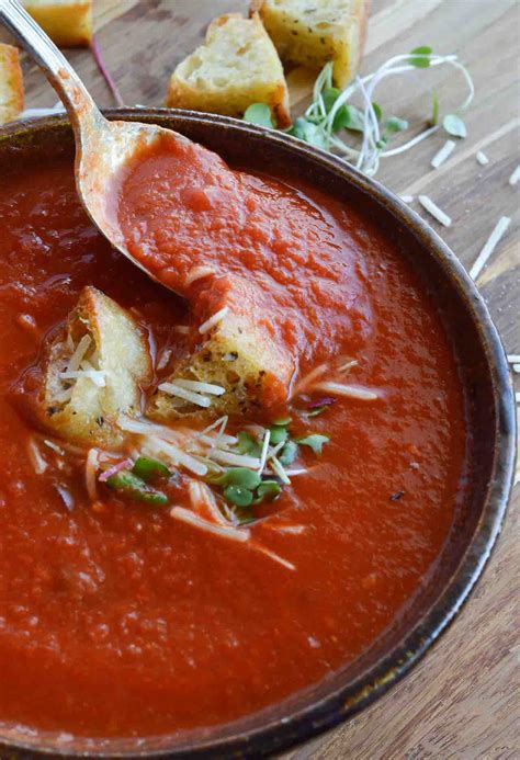 easy tomato soup recipe wonkywonderful