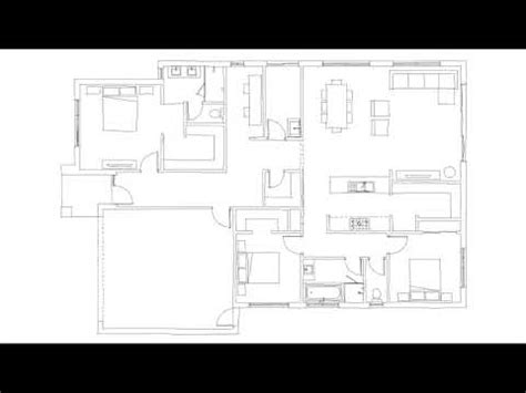 home plans speed drawing ep modern house  bedroom youtube