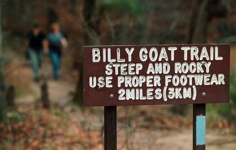 hiker found unconscious on billy goat trail saturday has died