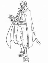 Piece Sanji Zoro Luffy Shank Colorironline Animes sketch template