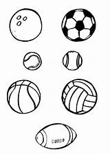Ballsport Abbildung Herunterladen Große Ausdrucken sketch template