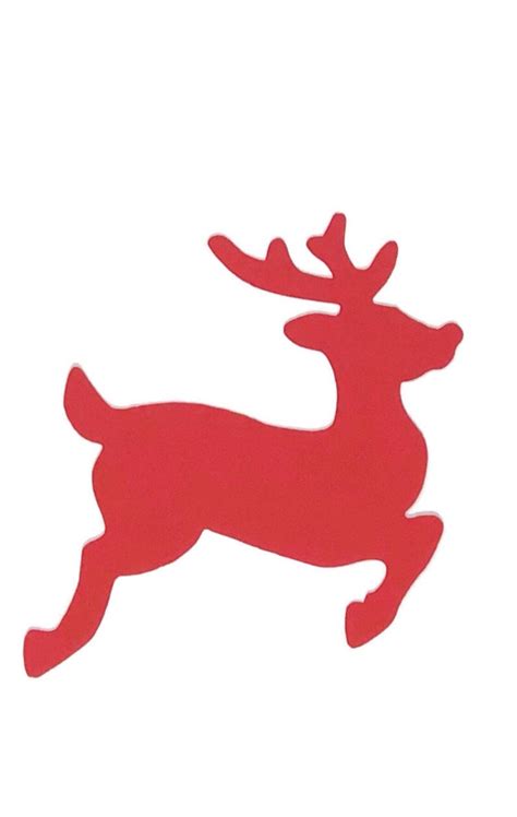reindeer cut outs paper reindeers christmas reindeers etsy canada