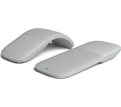 buy microsoft surface arc bluetrack touch mouse light grey free