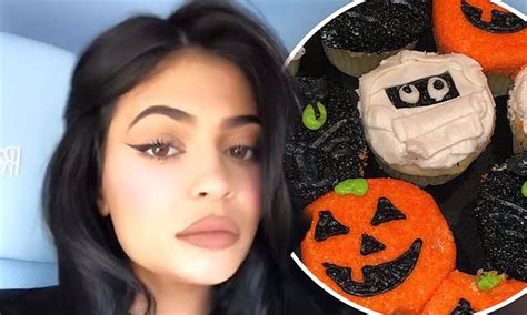 Kylie Jenner Gets Into The Halloween Mood Early As She Bakes Ghost
