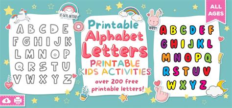 alphabet letters printable templates
