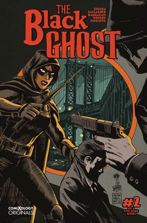 The Black Ghost Superhero Noir Comic Starring An