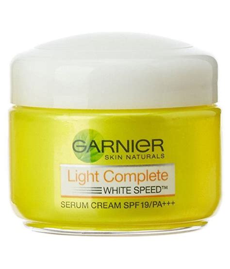 garnier skin naturals light complete serum cream spf 19 pa day cream