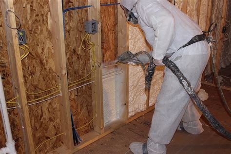 foam engineers applies spray foam insulation  wiring st louis