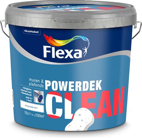 bolcom flexa powerdek clean reinigbare muurverf wit