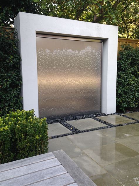 bespoke stainless steel water wall water wall fountain water feature