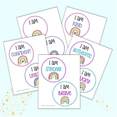 affirmation station printables  artisan life