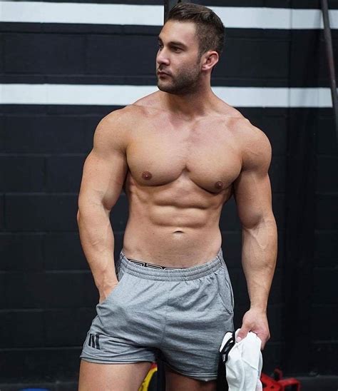 Shirtless Muscle Dude Sexy Huge Pecs
