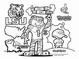 Lsu Coloring Pages Football College Tiger Tigers Logo Clemson Auburn Color Sheets Printable Drawing Alabama Louisiana Kids Print Osu Getcolorings sketch template