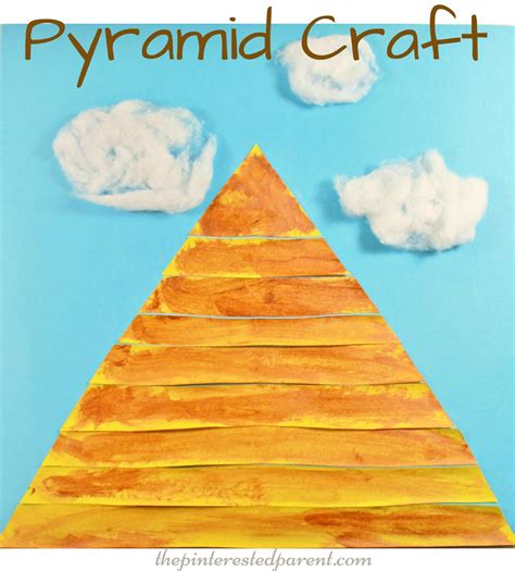 egyptian pyramid craft  pinterested parent