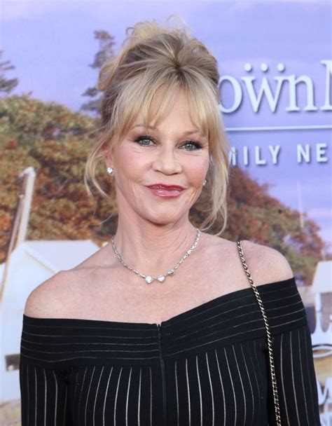 Melanie Griffith 63 Flaunts Figure In Pink Lingerie For Breast Cancer