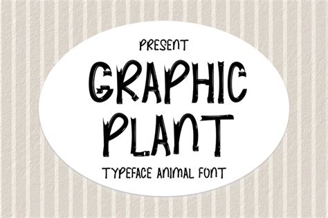 graphic plant font dafontcom