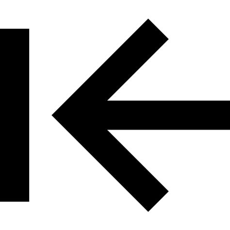 arrow  left icon vector