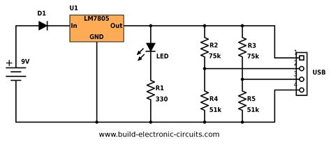 portable usb charger circuit build electronic circuits