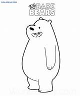 Bears Bare Coloring Pages Bear Grizzly Ice Wonder sketch template
