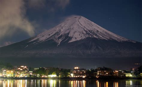 Fuji At Night By Meganerid On Deviantart