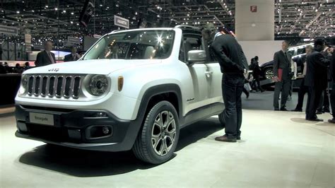 jeep renegade autosalon geneve  anwb auto youtube