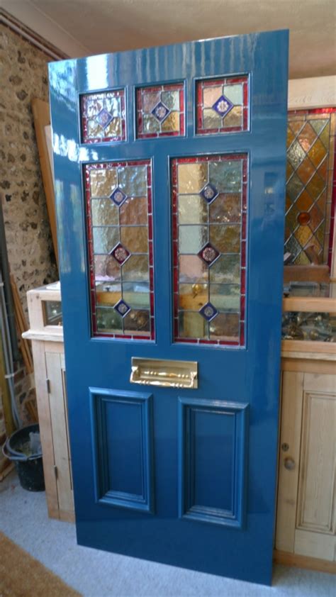 A Victorian Style Stained Glass Front Door Stained Glass Doors Company