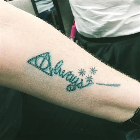 always harry potter tattoo meaning popsugar love and sex