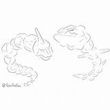 Steelix Onix Silvally Xcolorings Lineart 1200px sketch template