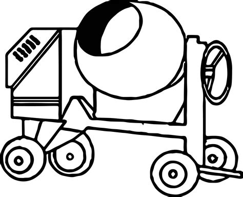 nice cement truck vehicle coloring page cement truck birthday