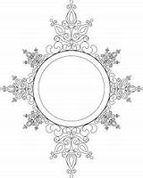 Coloring Medallion sketch template