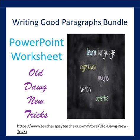 writing good paragraphs bundle   teachers