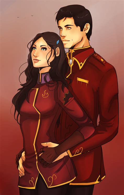 iroh and asami they could be cute except she doesn t look much like asami avatar the last