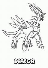 Pokemon Coloring Pages Clipart Library Dialga Palkia Legendary sketch template