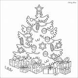 Coloring Christmas Ornaments Pages Kids Tree Funny Printable sketch template