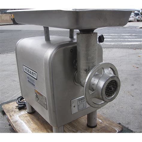 hobart meat grinder model   excellent condition  equipment   sold bakedecocom