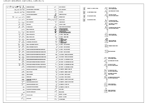 British Standard Electrical Schematic Symbols Chart Wiring Core