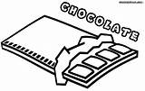 Chocolate Coloring Sheet Designlooter Drawings 07kb 638px 1000 sketch template