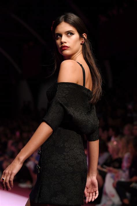 Sara Sampaio At Dolce And Gabbana Fashion Show At Milan