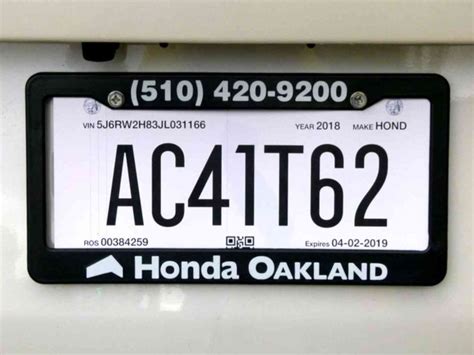 california temporary dealer license plates   alt