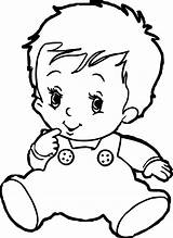 Boy Coloring Face Cute Getcolorings Printable Pages sketch template