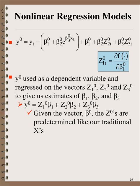 ppt nonlinear regression models powerpoint presentation free