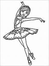 Coloring Leap Pages Ballerina Printable Coloring4free Sheet Kids Book Websincloud Activities Print Getcolorings Colouring Choose Board sketch template