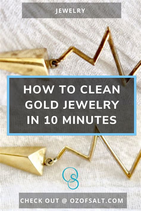 clean gold jewelry   minutes   clean gold jewelry