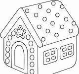 Coloring Gingerbread House Draw Christmas Pages Printable Drawing Man Blank Kids Color Clipart Print Step Drawings Mp Learn Head Noel sketch template