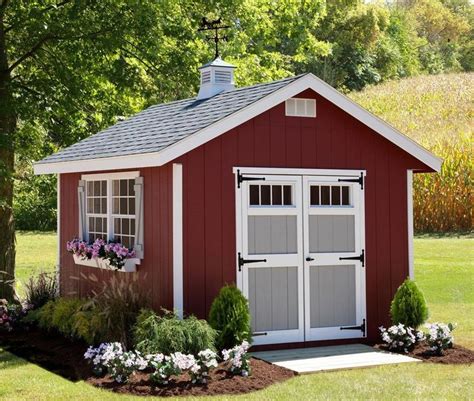 Amish Made Homestead Storage Shed Kit Building A Shed Outdoor Garden