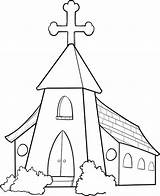 Church Iglesias Colorir Igreja Dragoart Religiosos sketch template